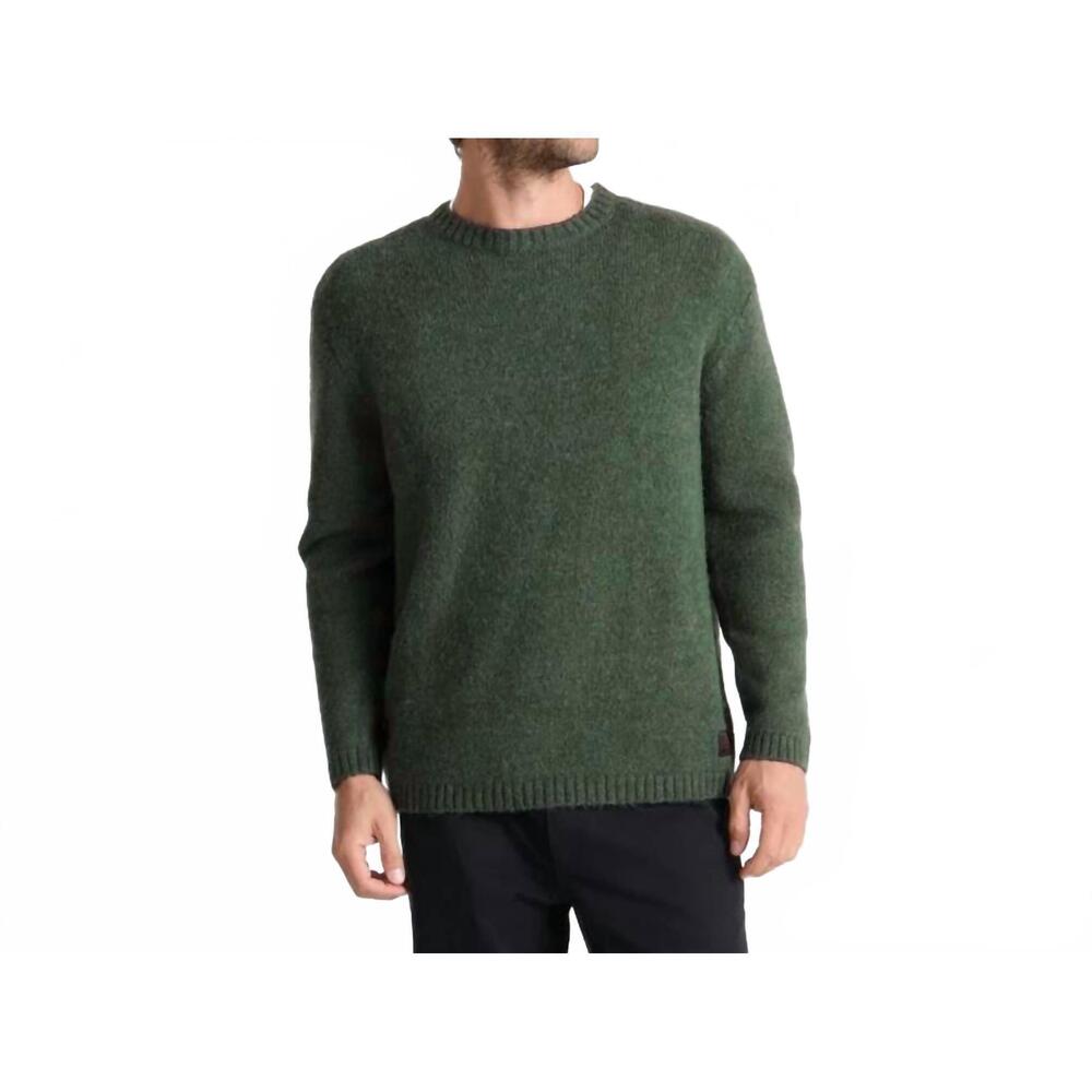 NEW ROARK nordsman wool sweater in green